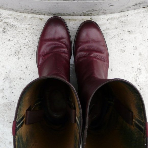 SENDRA pull-on riding boots, oxblood, EUR 40 or US 9, made in Spain - Picture 6 of 10